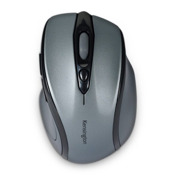 Kensington Pro Fit Mid-Size Wireless Optical Mouse 1600 DPI 3 Buttons RF Wireless with Nano Receiver Grey
