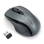 Kensington Pro Fit Mid-Size Wireless Optical Mouse 1600 DPI 3 Buttons RF Wireless with Nano Receiver Grey