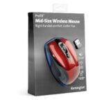 Kensington Pro Fit Mid-Size Wireless Optical Mouse - 1600 DPI - Ruby Red