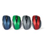 Kensington Pro Fit Mid-Size Wireless Optical Mouse - 1600 DPI - Ruby Red