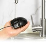 Kensington Pro Fit Wired Washable Mouse, USB, Black