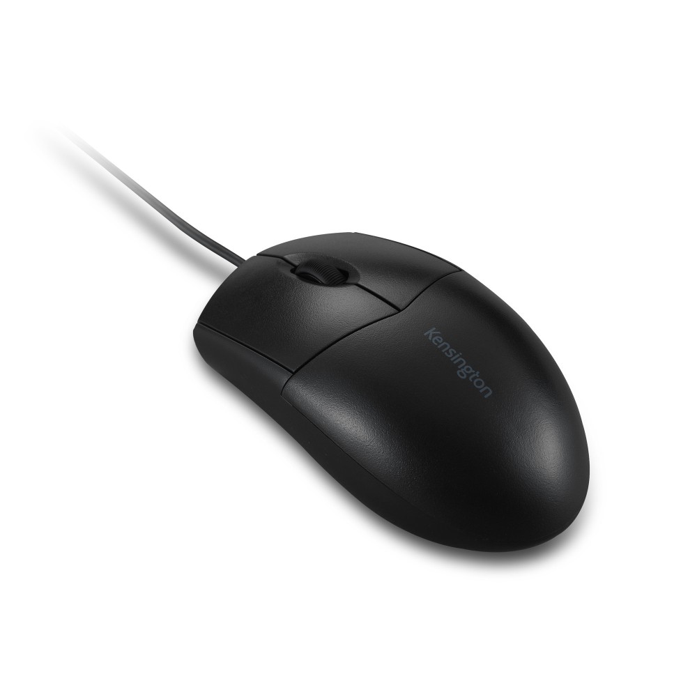 Kensington Pro Fit Wired Washable Mouse, USB, Black