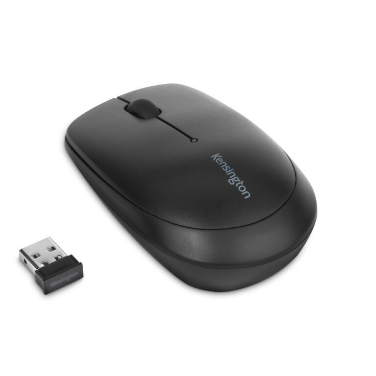 Kensington Pro Fit Wireless Mobile Mouse - Black, RF Wireless, Laser, Ambidextrous