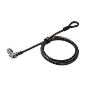 Kensington Slim Combination Laptop Lock - Keyless Resettable Combination Lock - Standard Cable Type
