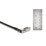 Kensington Slim Combination Ultra Cable Lock for Standard Slot, 6.5mm, 1.8m, Resettable