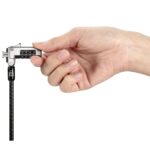 Kensington Slim Combination Ultra Cable Lock for Standard Slot, 6.5mm, 1.8m, Resettable