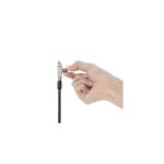 Kensington Slim N17 2.0 Keyed Dual Head Laptop Lock for Wedge-Shaped Slots, Standard Keyed