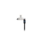 Kensington Slim N17 2.0 Keyed Laptop Lock for Wedge-Shaped Slots, Standard Keyed, 1.8m Cable