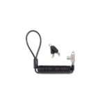 Kensington Slim N17 2.0 Portable Keyed Laptop Lock for Wedge-Shaped Slots, Coiled Cable