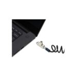 Kensington Slim N17 2.0 Portable Keyed Laptop Lock for Wedge-Shaped Slots, Coiled Cable