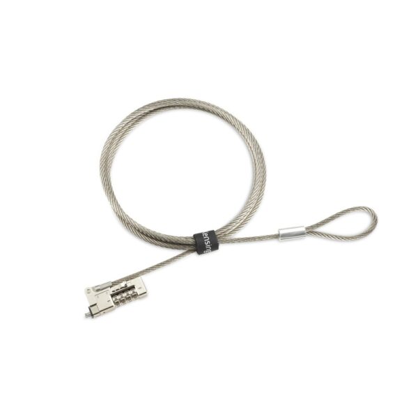 Kensington Slim NanoSaver 2.0 EQ Combination Laptop Lock Standard Cable Kensington Slot
