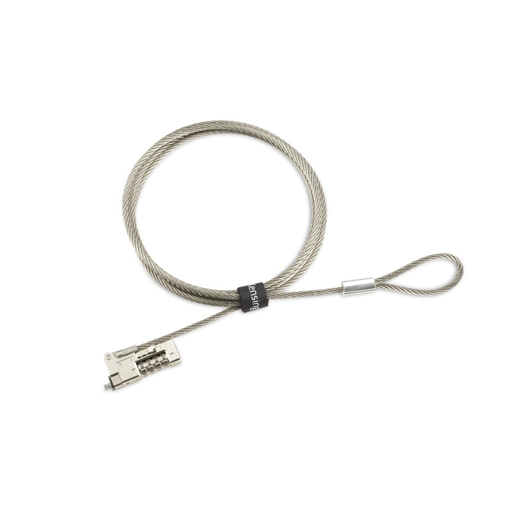 Kensington Slim NanoSaver 2.0 EQ Combination Laptop Lock Standard Cable Kensington Slot