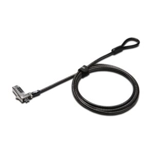 Kensington Slim NanoSaver Combination Laptop Lock for Slim Laptops with Nano Security Slot