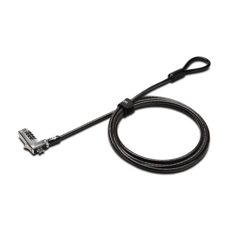 Kensington Slim NanoSaver Combination Laptop Lock for Slim Laptops with Nano Security Slot
