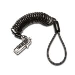 Kensington Slim NanoSaver Portable Combination Laptop Lock, Coiled Cable, Resettable Combination