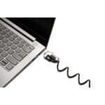 Kensington Slim NanoSaver Portable Combination Laptop Lock, Coiled Cable, Resettable Combination