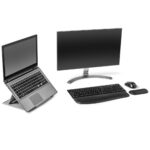 Kensington SmartFit Easy Riser Go Adjustable Ergonomic Laptop Riser & Cooling Stand - Grey