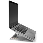 Kensington SmartFit Easy Riser Go Adjustable Ergonomic Laptop Riser & Cooling Stand - Grey