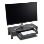 Kensington SmartFit Monitor Stand with Drawer for up to 30" Monitor, 15kg, Black