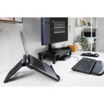 Kensington SmartFit Monitor Stand with Drawer for up to 30" Monitor, 15kg, Black