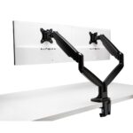 Kensington SmartFit One-Touch Adjustable Dual Monitor Arm 13" - 34" 18kg Black Gas Spring