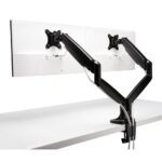 Kensington SmartFit One-Touch Adjustable Dual Monitor Arm 13" - 34" 18kg Black Gas Spring