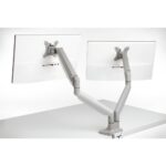 Kensington SmartFit One-Touch Height-Adjustable Dual Monitor Arm Grey
