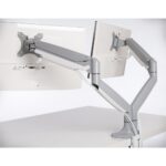Kensington SmartFit One-Touch Height-Adjustable Dual Monitor Arm Grey