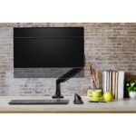 Kensington SmartFit One-Touch Height-Adjustable Single Monitor Arm 13-34" Gas Spring Black