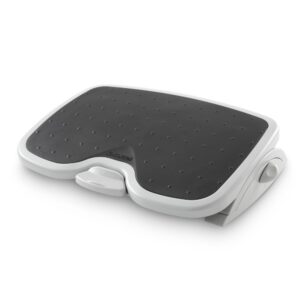 Kensington SmartFit SoleMate Plus Foot Rest Black/Grey, 45cm Platform, 0-20° Tilt, Height Adjustable