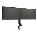 Kensington SmartFit Space-Saving Dual Monitor Arm Black for 2 Displays