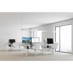 Kensington SmartFit Space-Saving Dual Monitor Arm Black for 2 Displays
