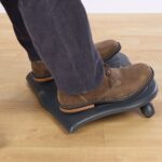 Kensington SoleSaver Footrest for Desk Posture & Circulation Support, Black