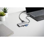 Kensington UH1400P USB-C 8-in-1 Driverless Mobile Dock, Single 4K 60Hz, 85W Power Pass-Through