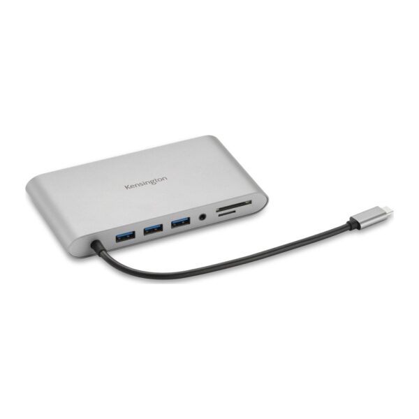 Kensington UH1440P USB-C 5Gbps Mobile Dock, Dual Video DP/HDMI/VGA, 85W Power Delivery, Ethernet