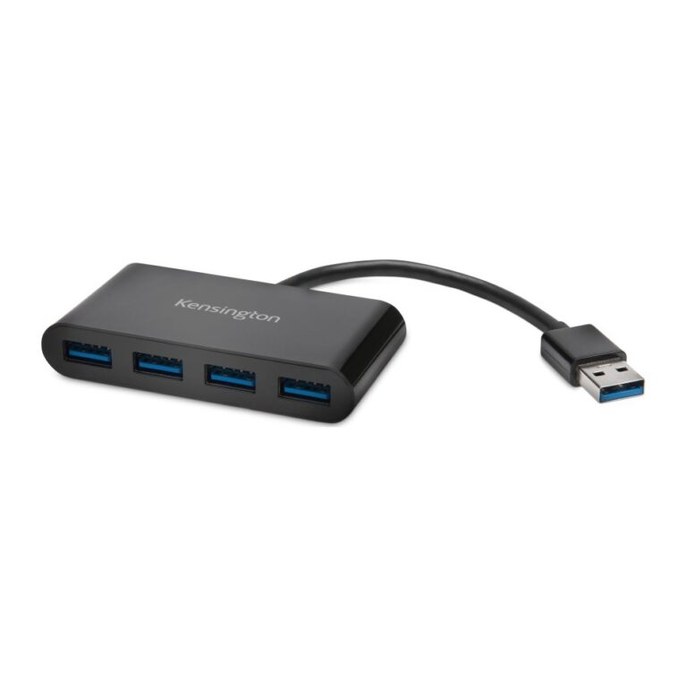 Kensington UH4000 USB 3.0 4-Port Hub Black