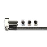 Kensington Universal 3-in-1 Keyed Laptop Lock - Standard Keyed Cable Lock for Laptops