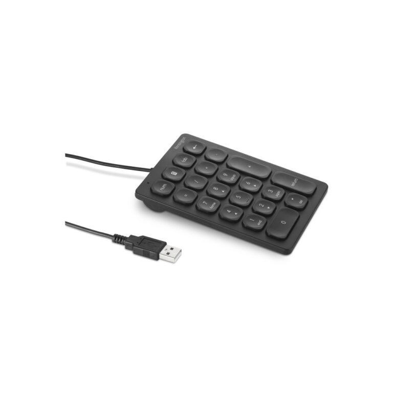 Kensington Wired Numeric Keypad USB-A Plug-and-Play Scissor Keys
