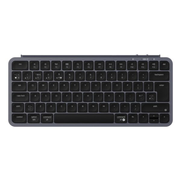Keychron B1 Pro 75% Wireless Mechanical Keyboard QWERTY UK English Grey, USB + RF Wireless + Bluetooth