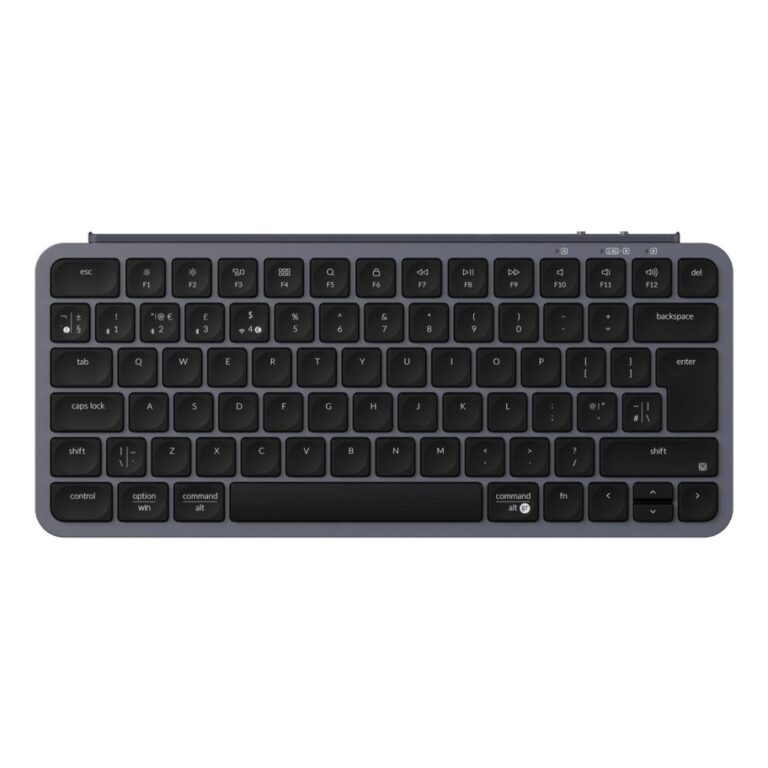 Keychron B1 Pro 75% Wireless Mechanical Keyboard QWERTY UK English Grey, USB + RF Wireless + Bluetooth