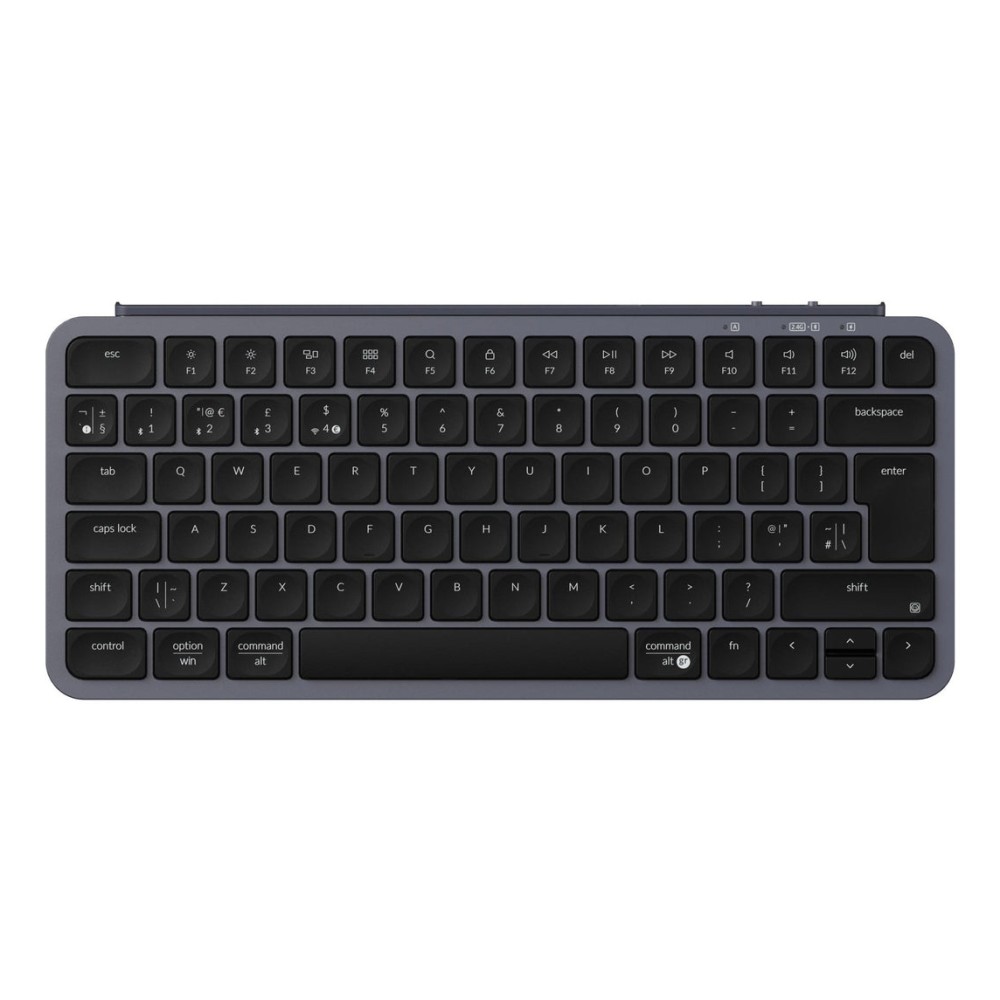 Keychron B1 Pro 75% Wireless Mechanical Keyboard QWERTY UK English Grey, USB + RF Wireless + Bluetooth