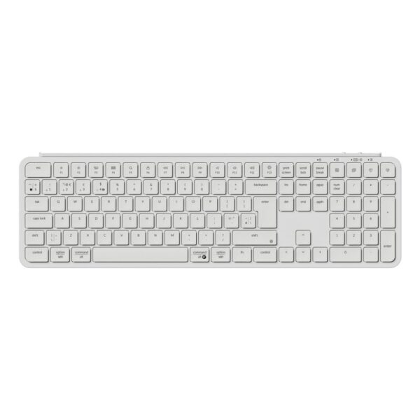 Keychron B6 Pro Wireless Mechanical Keyboard, Full-size, UK English QWERTY, Ivory
