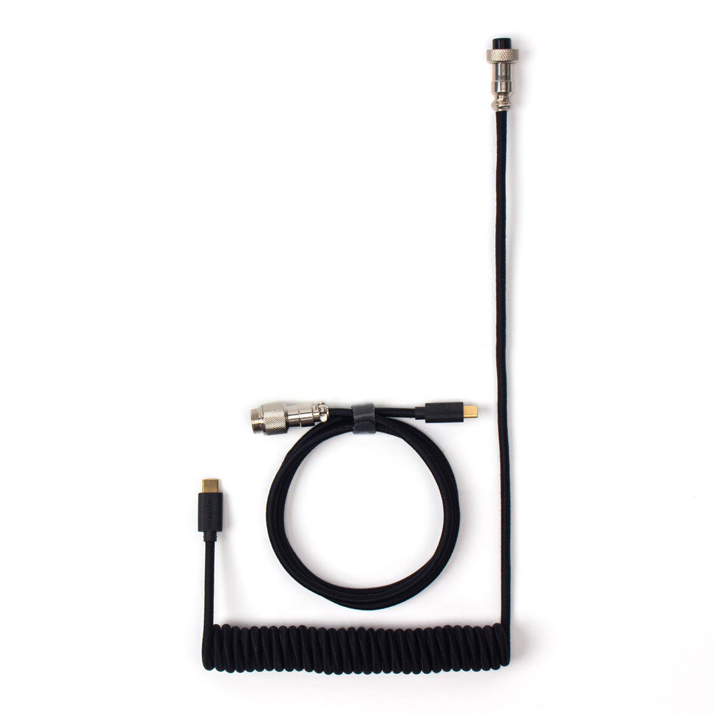 Keychron CAB-B Custom Coiled Aviator USB Cable 1.3m USB4 Gen 3x2 USB-C to USB-C Black Keychron CAB-B Custom Coiled Aviator USB Cable 1.3m USB4 Gen 3x2 USB-C to USB-C Black