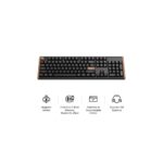Keychron K10 HE Wireless Gaming Keyboard, Full-size QWERTY UK English, Magnetic-mechanical, RGB, Black, Wood