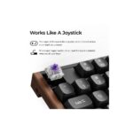 Keychron K10 HE Wireless Gaming Keyboard, Full-size QWERTY UK English, Magnetic-mechanical, RGB, Black, Wood