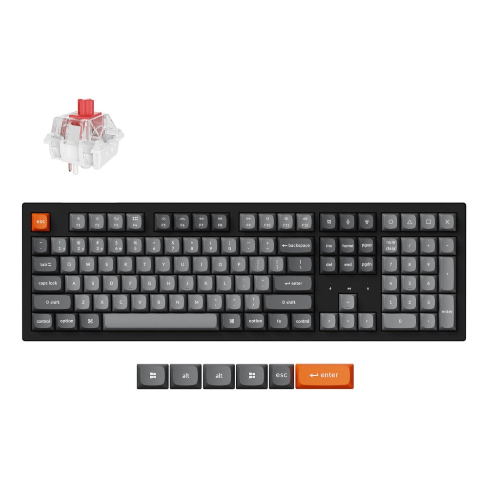 Keychron K10 Max Wireless Mechanical Keyboard QWERTY UK English RGB Black Keychron K10 Max Wireless Mechanical Keyboard QWERTY UK English RGB Black