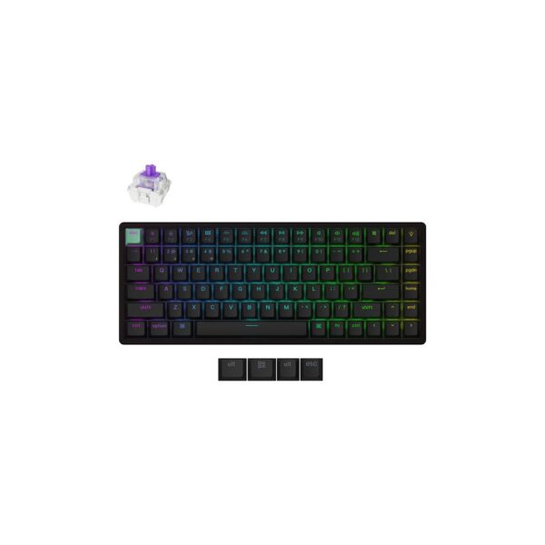Keychron K2 HE 75% Wireless Gaming Keyboard RGB, Magnetic Switches, UK English, Black