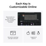 Keychron K2 HE Wireless Gaming Keyboard, 75% Layout, Magnetic Switch, RGB, UK English, Black