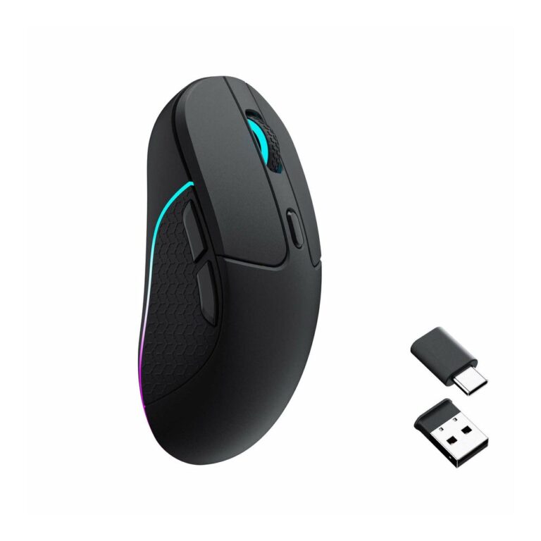 Keychron M3 Wireless Gaming Mouse, 26000 DPI, 4000 Hz Polling Rate, Right-hand, Black