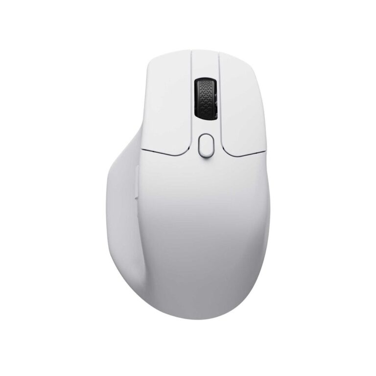 Keychron M6 Wireless Optical Mouse Right-Hand 26000 DPI 8000Hz Polling Rate White